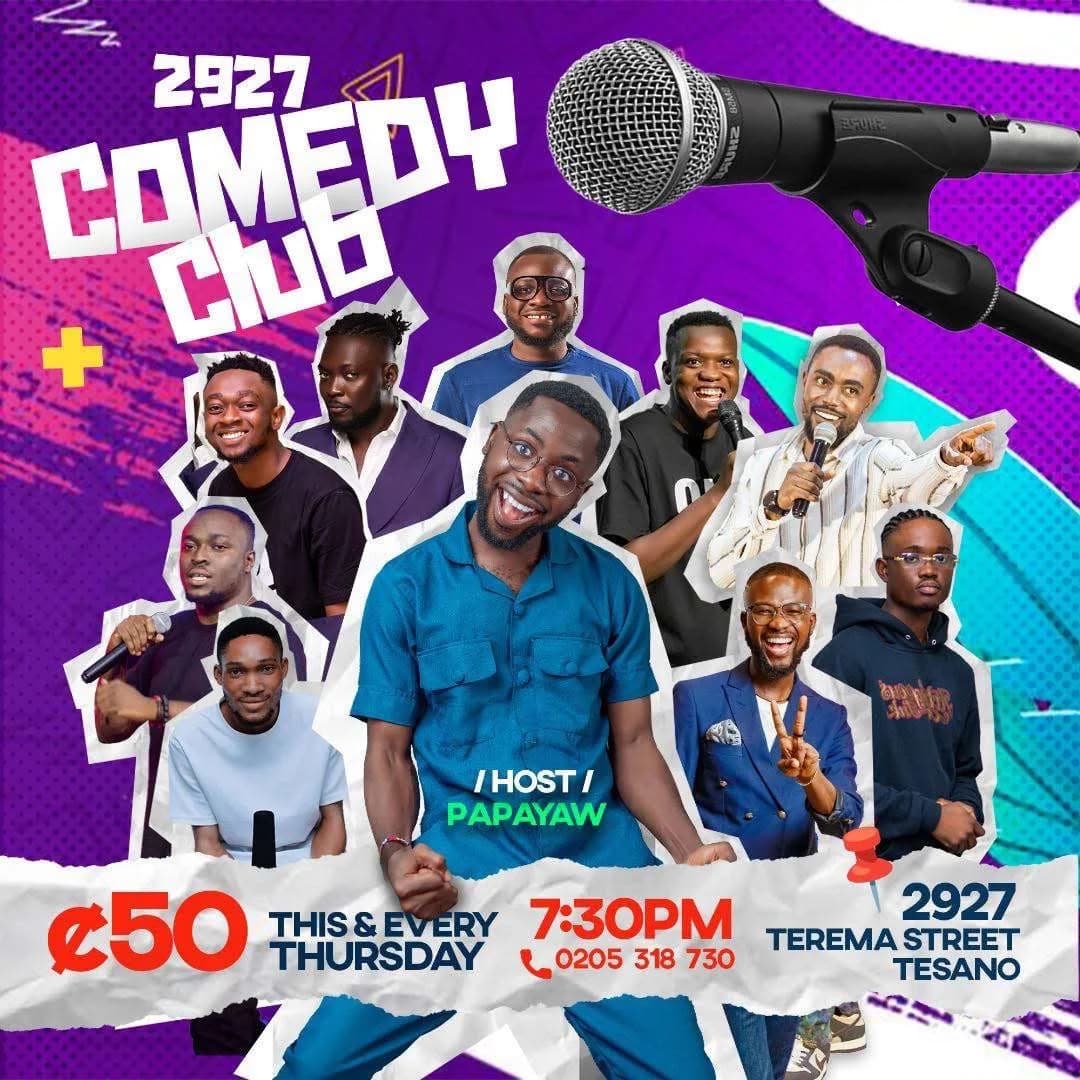2927 Comedy Club flyer