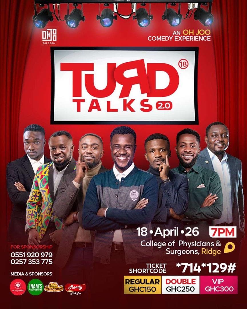 Turd Talks 2.0 – An Oh Joo Comedy Experience flyer